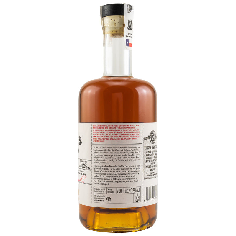 Texas Legation Batch 2 Bourbon Whiskey (Berry Bros and Rudd)