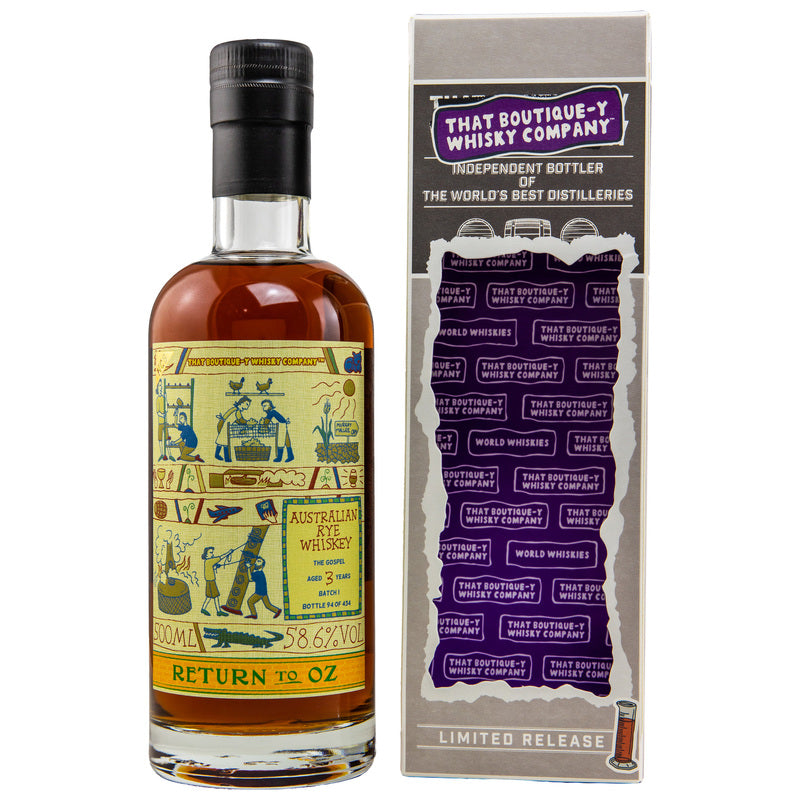 The Gospel 3 y.o. Batch 1 (That Boutique-y Whisky Company)