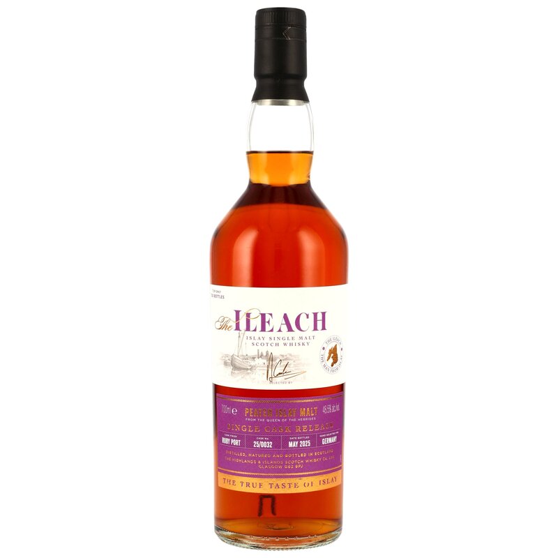 The Ileach Peated Islay Malt - Ruby Port Single CaskFinish