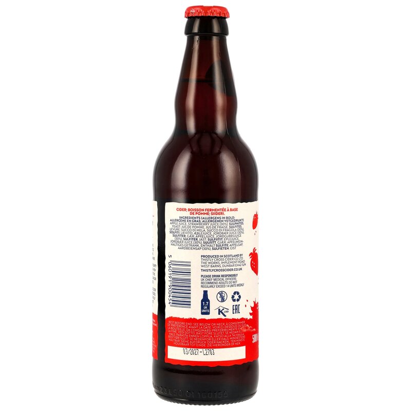 Thistly Cross - Strawberry Cider (MHD: 03/27)