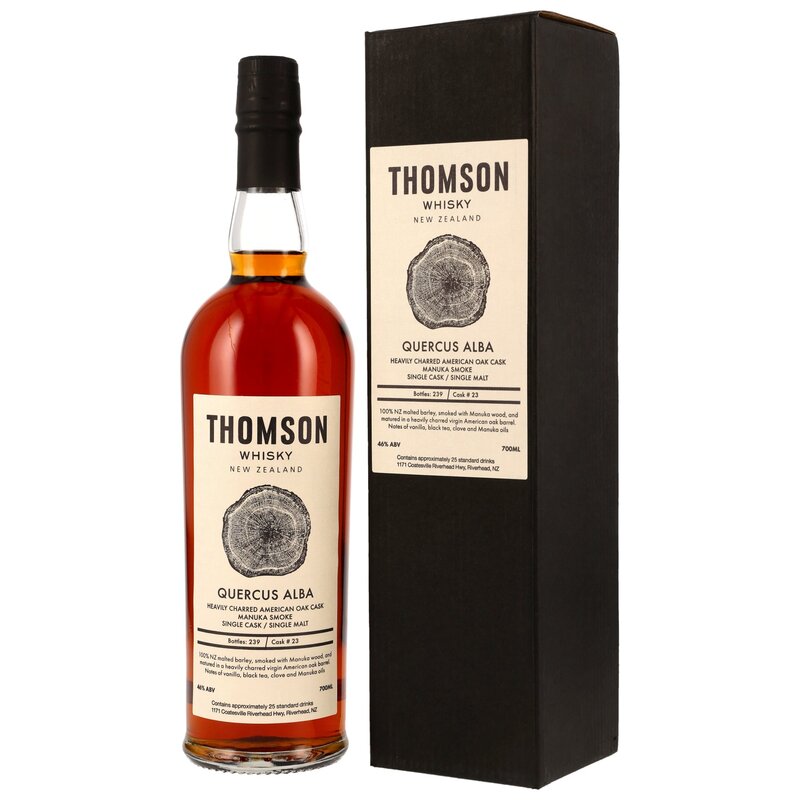 Thomson New Zealand Single Malt Whisky - Quercus Alba Single Cask