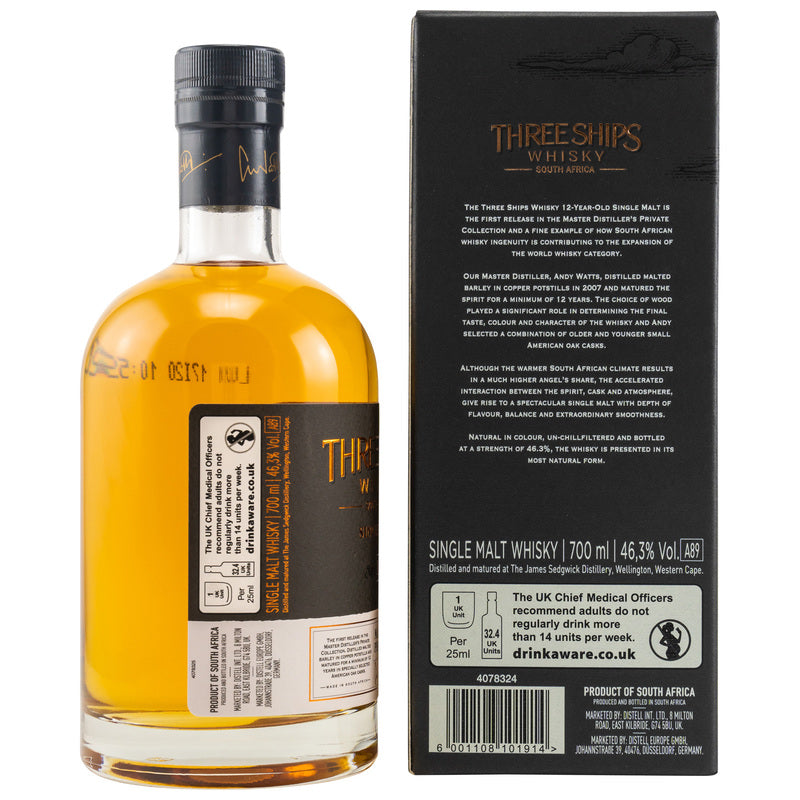 Three Ships 12 y.o. South African Single Malt