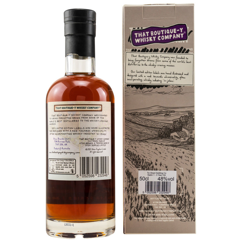 Tin Shed Distilling Co 3 y.o. - Batch 1 (That Boutique-Y Whisky Company)