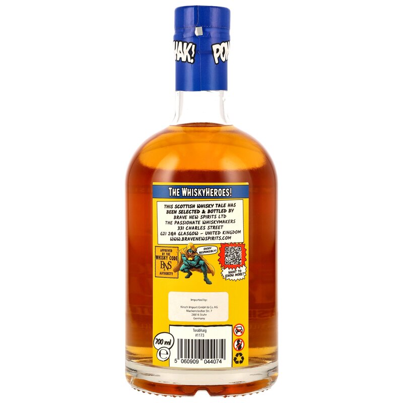 Torabhaig 7 y.o. Whiskyheroes: The Cuillin Howl: Skyes Fury - Brave New Spirits