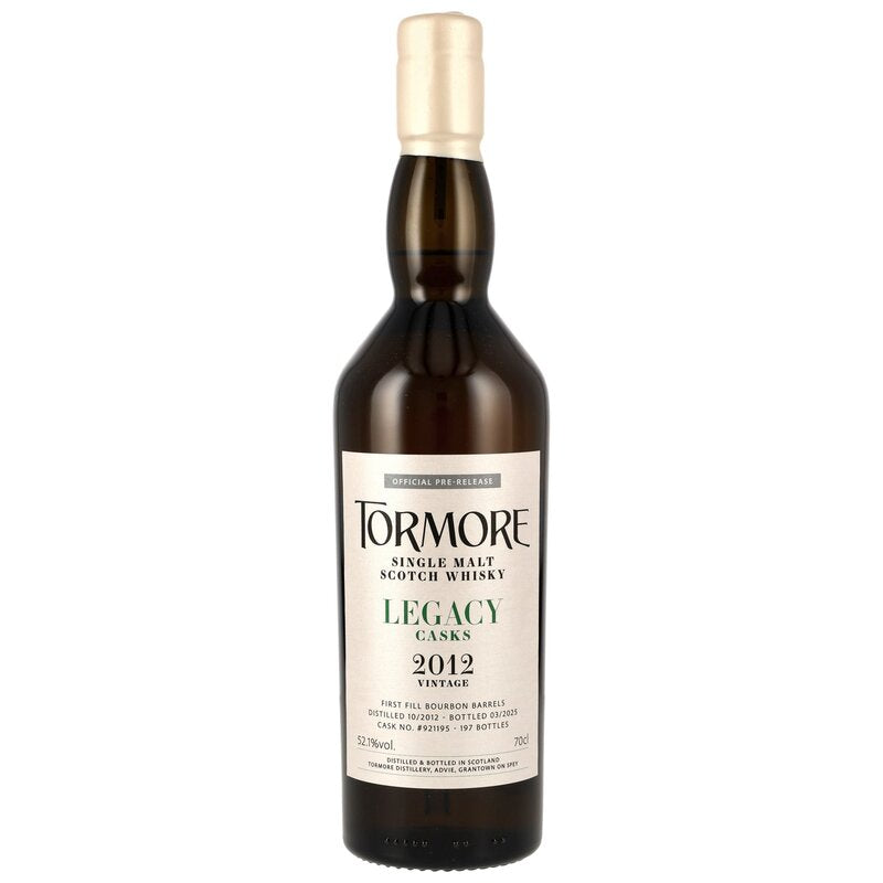 Tormore 2012/2025 - 12 y.o. - 1st Fill Bourbon Barrel #921195 - Legacy Casks