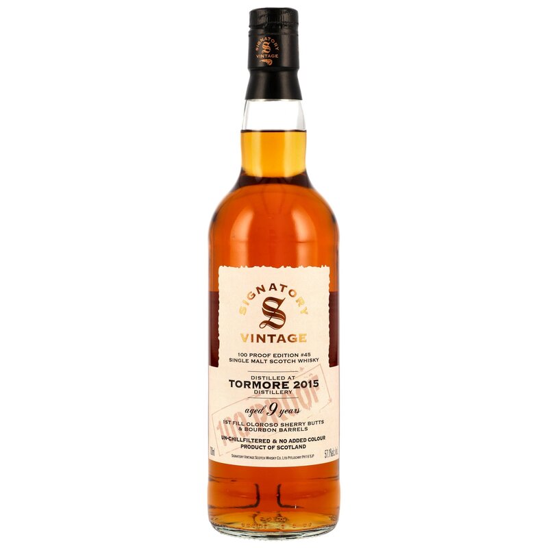 Tormore 2015/2025 - 9  y.o. - Signatory 100 PROOF Edition