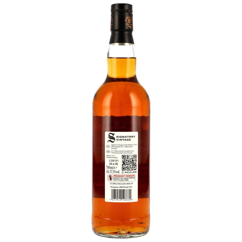 Tormore 2015/2025 - 9  y.o. - Signatory 100 PROOF Edition #45