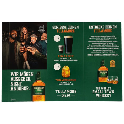 Tullamore Dew Gastro Paket: 6x Tullamore Dew Original, 1x Bar-Handtuch,