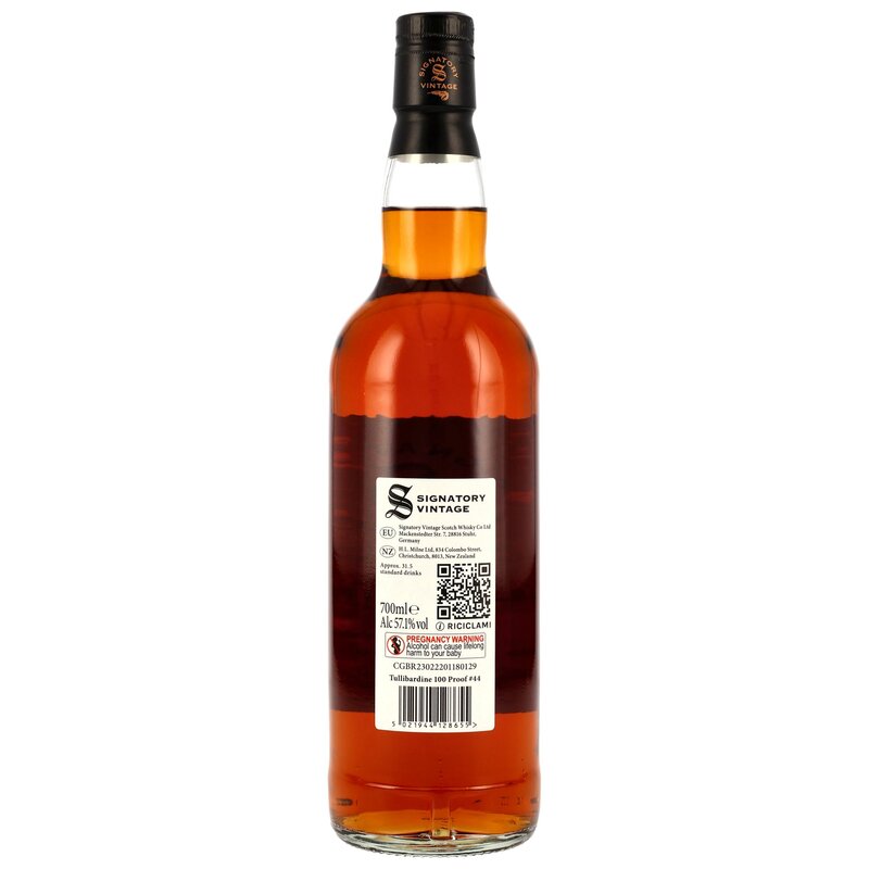 Tullibardine 2015/2025 - 9 y.o. - Signatory 100 PROOF Edition #44