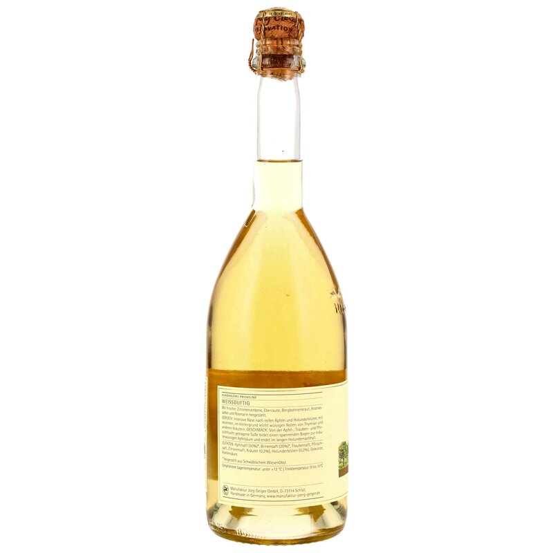 Weißduftig Alkoholfrei - MHD Artikel - Manufaktur Jörg Geiger