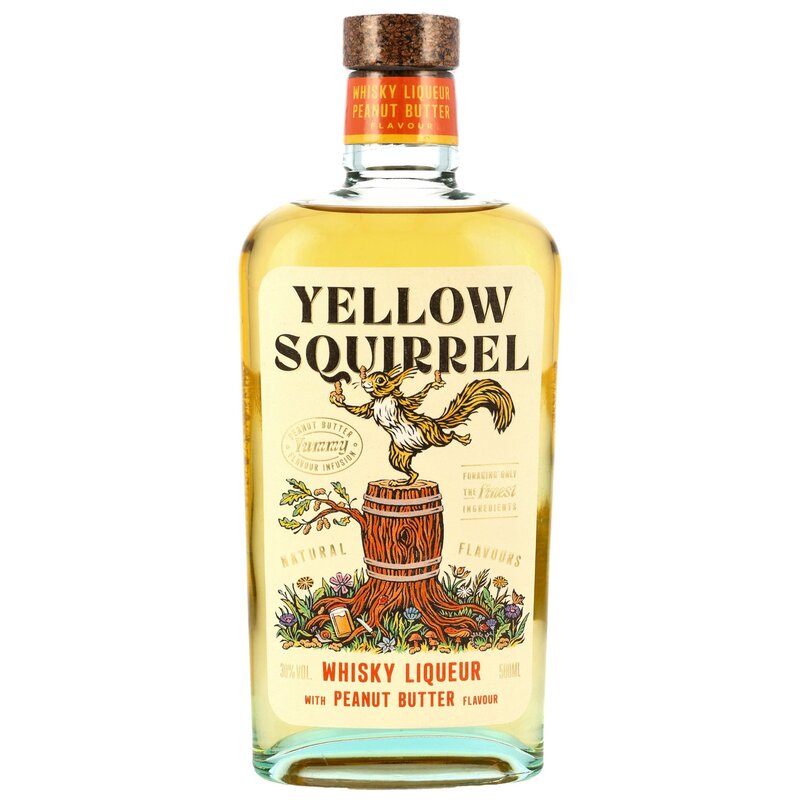 Yellow Squirrel Peanut Butter Whisky Liqueur