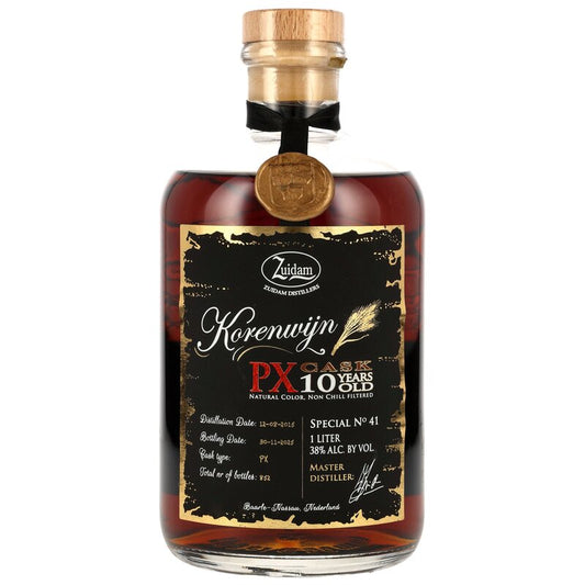 Zuidam Korenwijn Genever 10 y.o. - PX Cask - Special No. 41