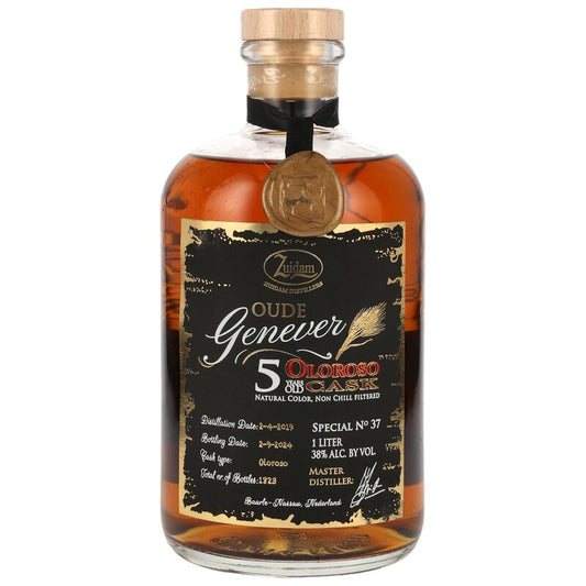 Zuidam Oude Genever 2019/2024 - 5 y.o. - Oloroso Cask Special No. 37 - LITER
