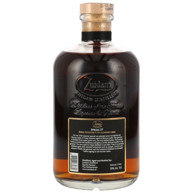 Zuidam Oude Genever 2019/2024 - 5 y.o. - Oloroso Cask Special No. 37 - LITER