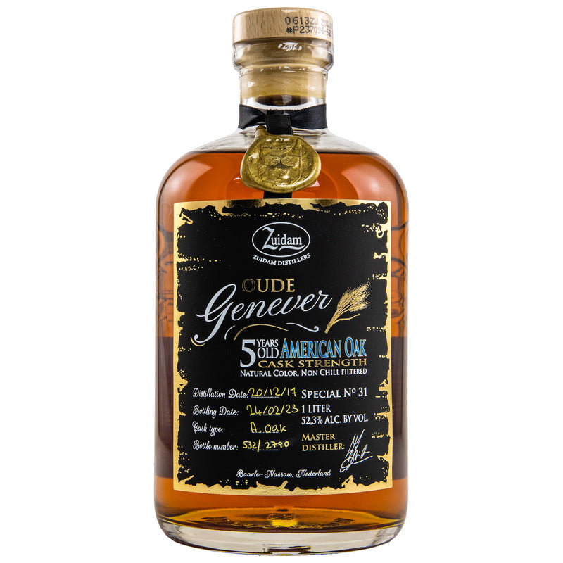Zuidam Oude Genever 5 y.o. Cask Strength - LITER