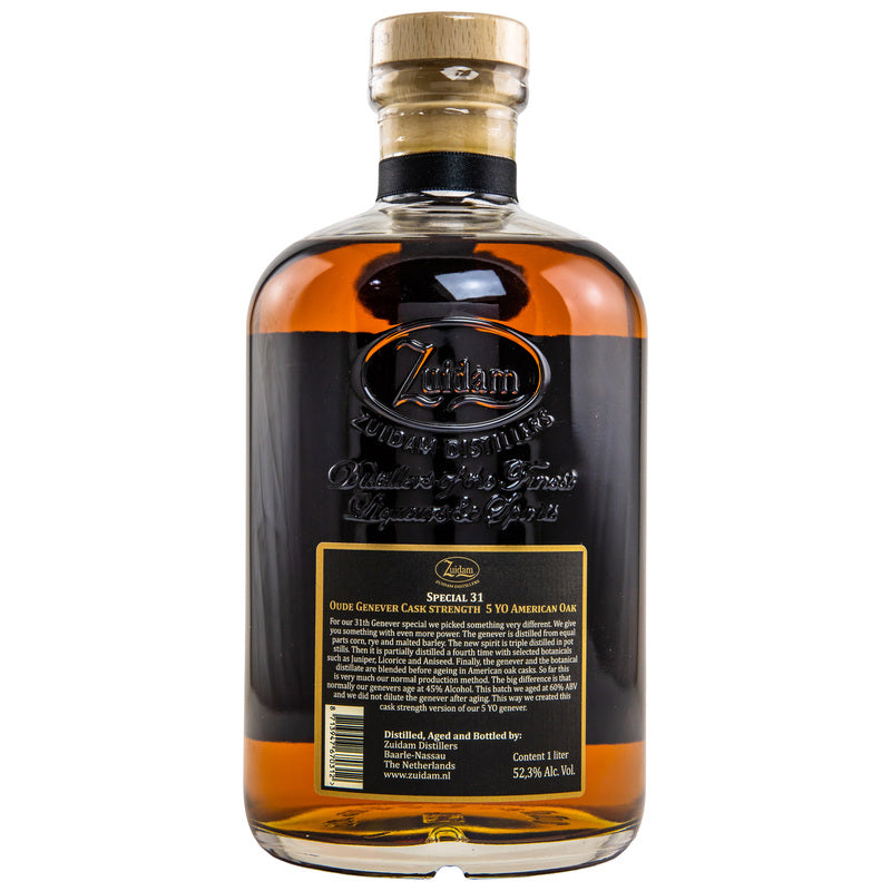 Zuidam Oude Genever 5 y.o. Cask Strength - LITER