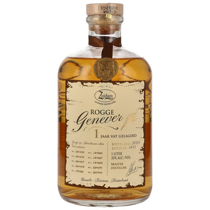 Zuidam Rogge Genever 2024 - 1 y.o. - LITER