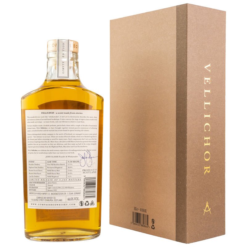 Compass Box Vellichor Blended Scotch Whisky -