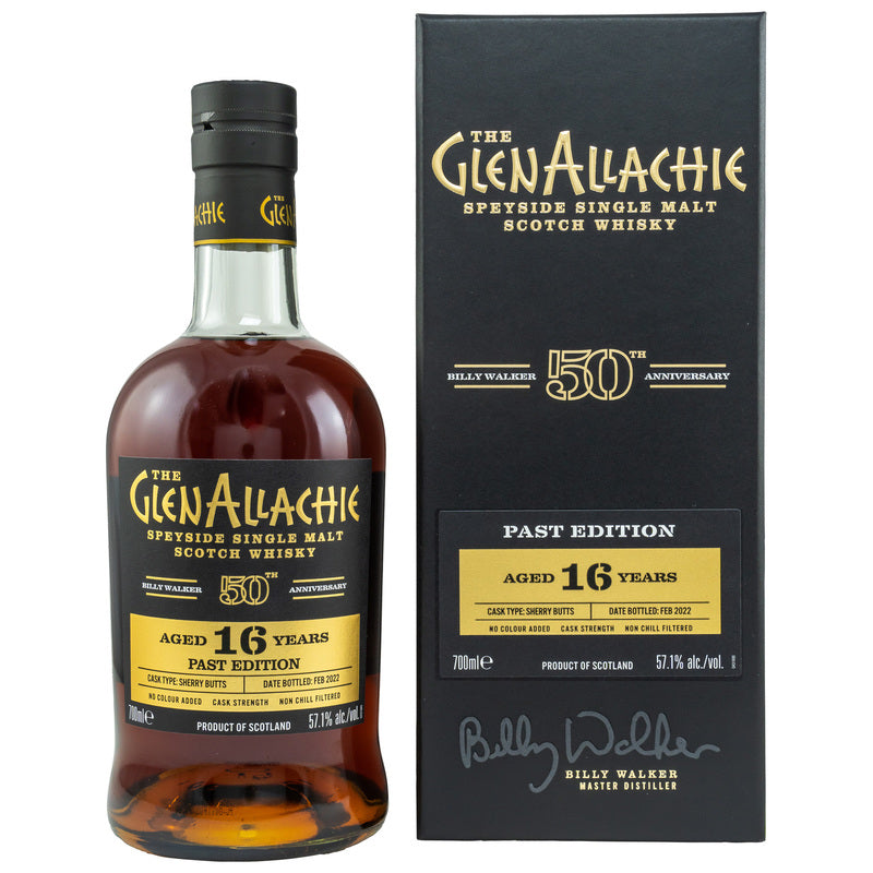 GlenAllachie 16 y.o. Past Edition Billy Walker 50 years in the industry