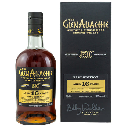 GlenAllachie 16 y.o. Past Edition Billy Walker 50 years in the industry