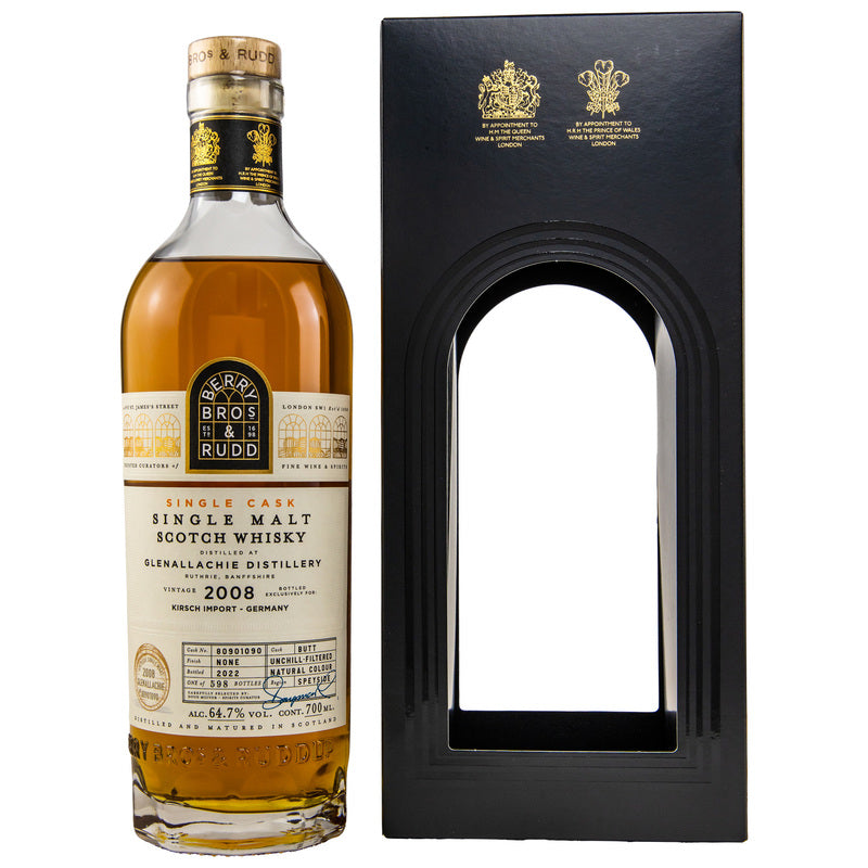 Glenallachie 2008/2022 - #80901090 Sherry Butt - (Berry Bros & Rudd) - Kirsch