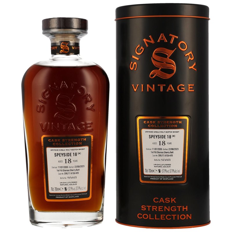 Speyside 2005/2023 Sig CS - DRU17/A106